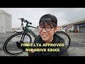 Trying the first mid drive ebike in singapore  snapcycle roadmaster for grabfood delivery