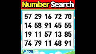 Number Search #725 A very fun quiz【Match | brain game | puzzle 】 screenshot 5