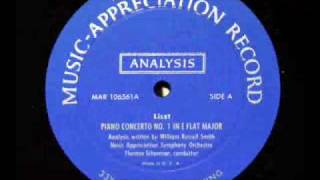 Analysis of the Liszt Piano Concerto No. 1 in E flat - Book of the Month Club, 1956 - Part 1