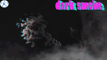 dark smoke logo reveal intro | kinemaster tutorial