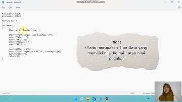 #4 Menghitung Luas Segitiga menggunakan Bahasa C #teknikinformatika #politeknikkampar