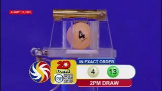 [LIVE] PCSO 9:00 PM Lotto Draw - August 17, 2025