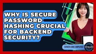Why Is Secure Password Hashing Crucial For Backend Security? - Server Logic Simplified