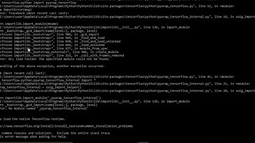 Tensorflow ImportError DLL load failed The specified module could not be found