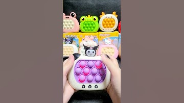 Satisfying with Playing kuromi Push Pop It Eletrônico Fidget Toy ASMR #asmr #viral #trending(1)