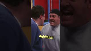 it's okay, i work here π #kingofqueens #tvshow #kevinjames #jonfavreau #hilarious