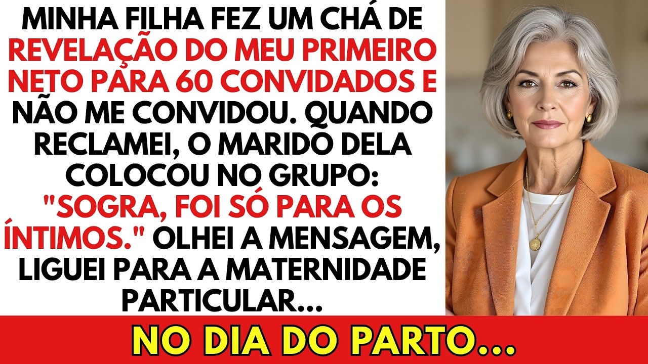 Entrei na maternidade com a minha bolsa preta e sentei-me perto de uma palmeira, com vista para a recepção. Minutos depois, o Douglas empurrou a Letícia numa cadeira de rodas, a falar alto ao...