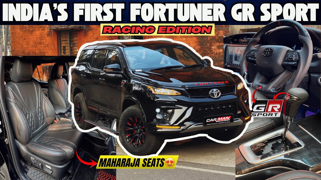INDIA’S FIRST FORTUNER GR SPORT RACING EDITION | PREMIUM FEATURES BY ...