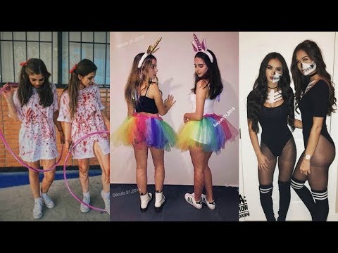 DISFRACES PARA HALLOWEEN DE MEJORES AMIGAS! VALERIA RAMIREZ
