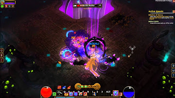 Torchlight 2 -  Act 1 end battle, Grand Regent Eldrayn