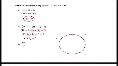 Module 3 Lesson 2: Generating Equivalent Expressions