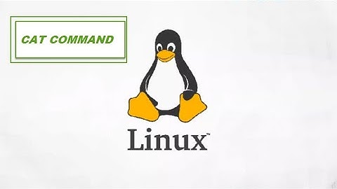 Linux Command Line Tutorial For Beginners   cat command in Linux
