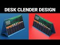 Calendar Design 2021How to Create a Desk Calendar in Photoshop TutorialDesk Calendar in ILLUSTRATOR