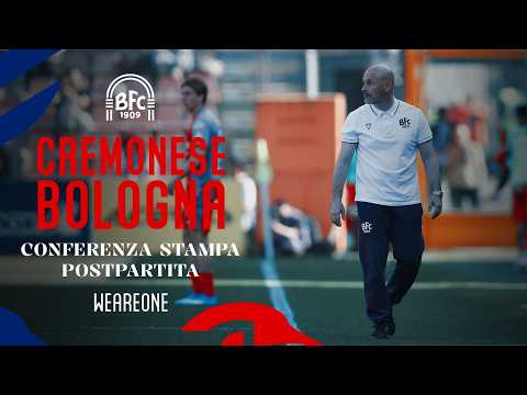 Video Cremonese-Bologna | Conferenza stampa postpartita di Italiano