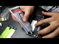 Samsung Galaxy A5 a500f assembly how to attach and glue the LCD assembly tutorial