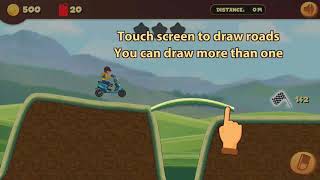 Road draw | HILL CLIMBING RACE | GOOGLE PLAY INSTANCE screenshot 2