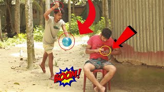 Update Balloon Blast PRANK with Popping balloons!crazy reacitno with popping Balloon Prank !