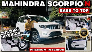 2025 SCORPIO N MODIFIED WITH PRICE🔥 SCORPIO N BASE TO TOP🔥 SCORPIO N LUXURY INTERIOR🔥 #mahindra
