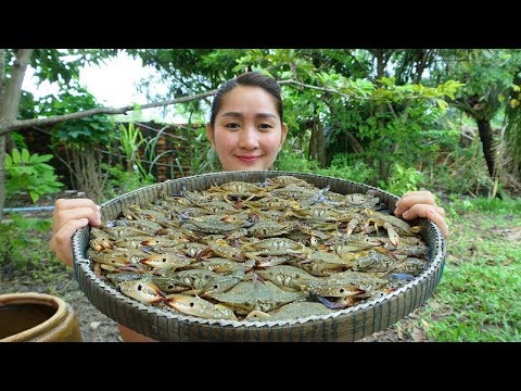 Yummy Blue Crab Crispy Frying Recipe - Blue Crab Crispy Cooking - Cooking With Sros