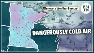 72 hours of dangerous cold arrives; wind chills could drop to -55 in Minnesota