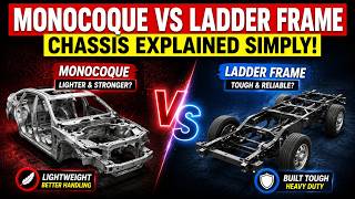 Monocoque vs Ladder Frame Chassis Explained — Which One Is Better