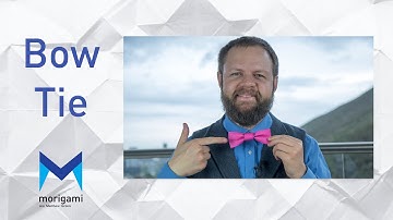 How to Make an Origami Bow Tie - Morigami