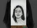 Drawing Irene of RedVelvet using Charcoal Pencil #shorts