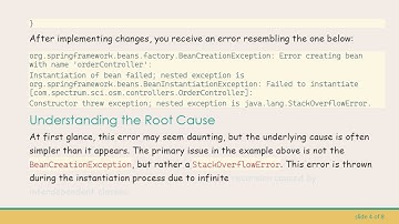 Resolving BeanCreationException in Spring