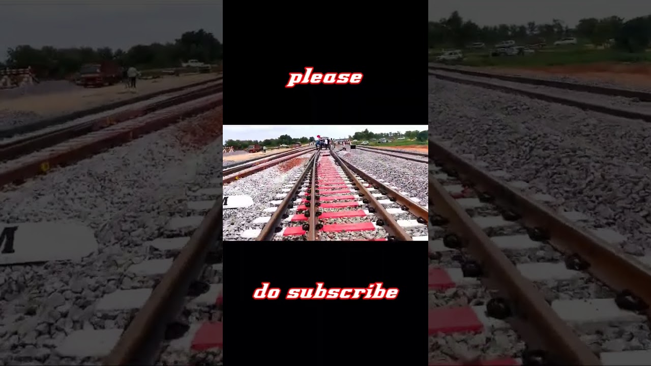 siddipet railway track inspection