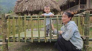 A 17-year-old single mother living in an abandoned house made her own bed - ly tu tay