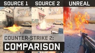 Source 1 Vs Source 2 Vs Unreal Engine 5 Counter Strike Comparison