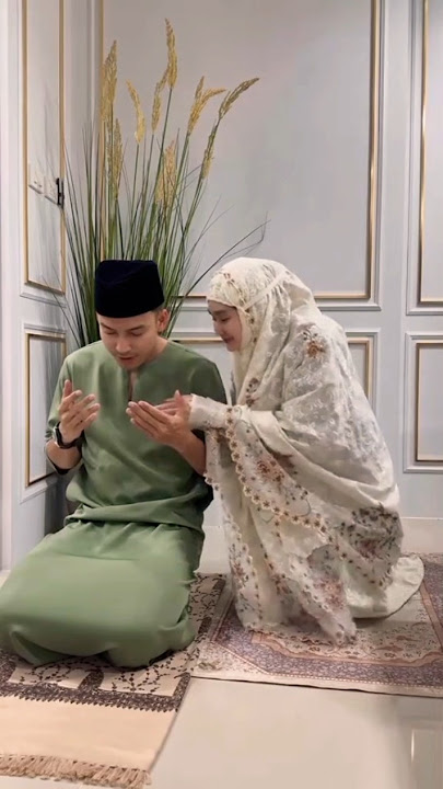 Islamic cute couple #shorts #braidal #love #dua #wife Dua #hasband_Dua