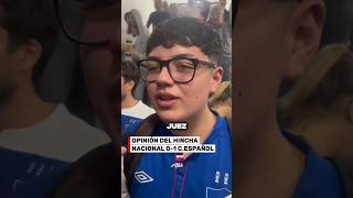 La REACCIÓN del HINCHA tras la derrota de NACIONAL Vs Central Español por 1 a 0.