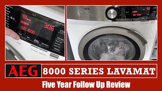 AEG 8000 Series Lavamat Washing Machine 5 Year Review Update - YouTube