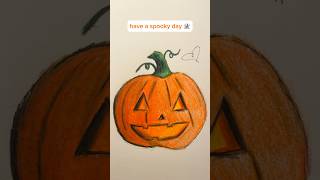 Jack O Lantern! 🎃✍️ #shorts #halloween #fall
