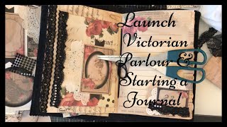 LAUNCH Victorian Parlour Junk Journal Digital Kit + Start a Journal with Me