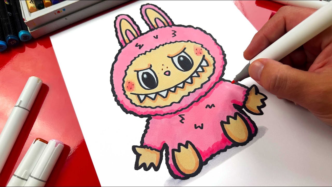 How To Draw A Labubu Monster - Have A Seat - YouTube