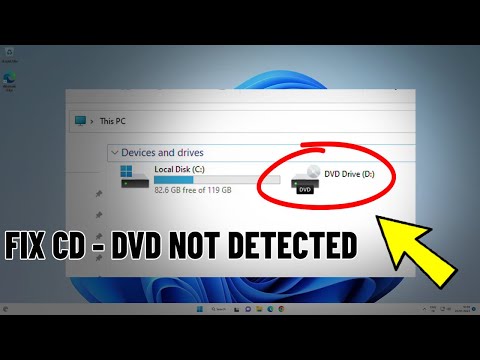 CD-ROM / DVD Sürücüsünü Çöz Windows 11 / 10 / 8 / 7'de Eksik | Fix cd / dvd Drive is Missing 💿