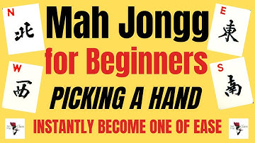 American MAH JONGG Beginners Picking a Hand⭐ INSTANTLY with EASE  Set up Tiles NMJL Lessons #mahjong