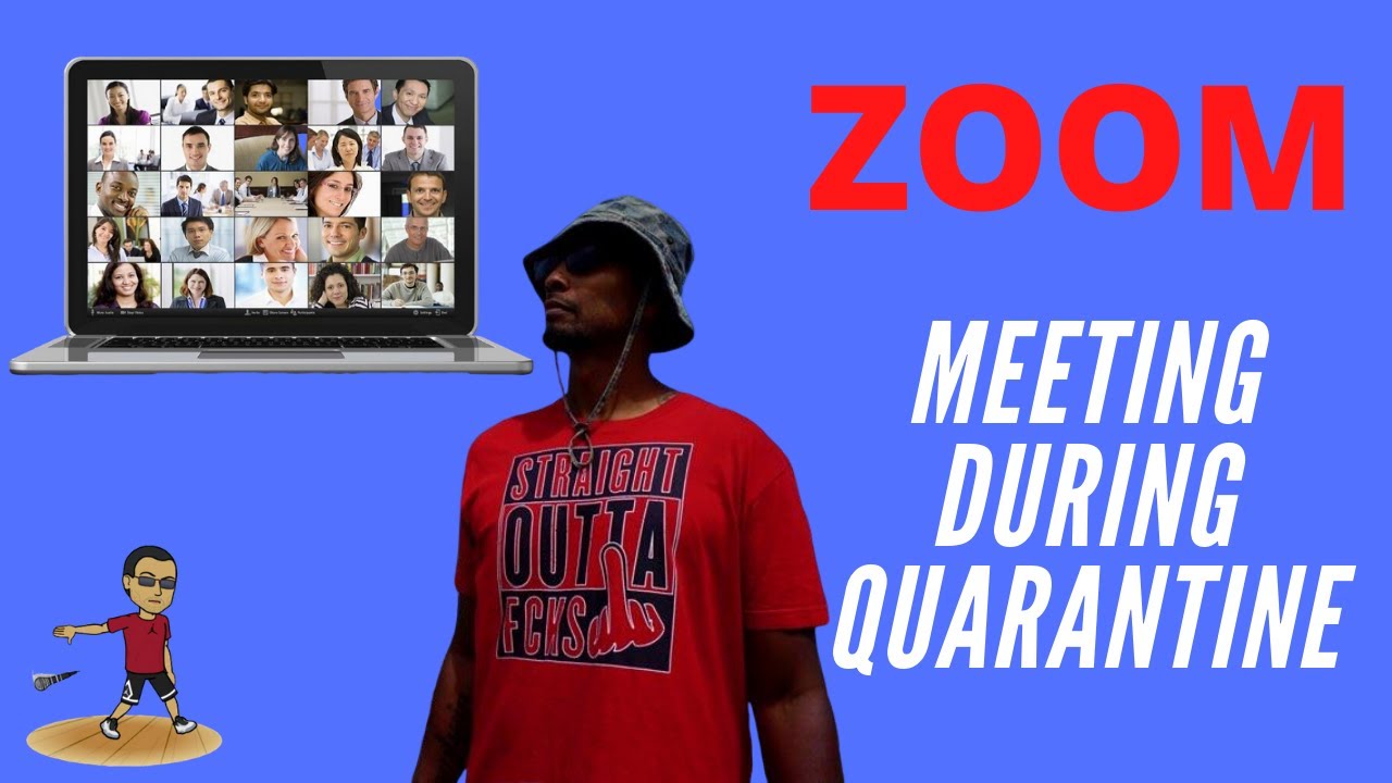 Zoom video conferencing while in quarantine. (things to do while bored ...
