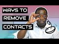 3 quick alternatives of how to take out contact lenses