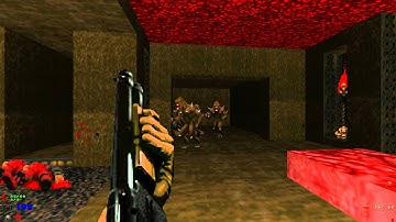 The Ultimate Doom - E4M4 Unruly Evil - UVMAX 100% Secrets 60fps Uncommented