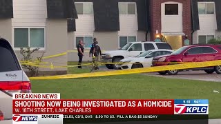 Shooting near Lake Charles apartment complex being investigated as homicide