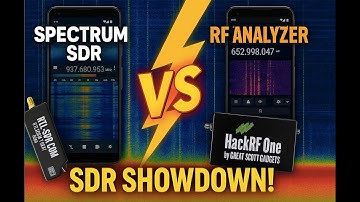 Spectrum SDR vs RF Analyzer | Best Android SDR App for RTL-SDR & HackRF One
