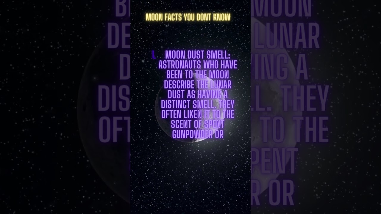 moon Facts you dont know 9874