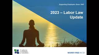 Labor Law Update 2023 screenshot 4