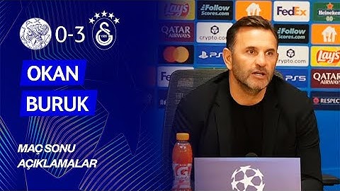 🔴 Teknik Direktörümüz Okan Buruk’un, Ajax maçı sonrası basın toplantısı #AJAvGS #UCL