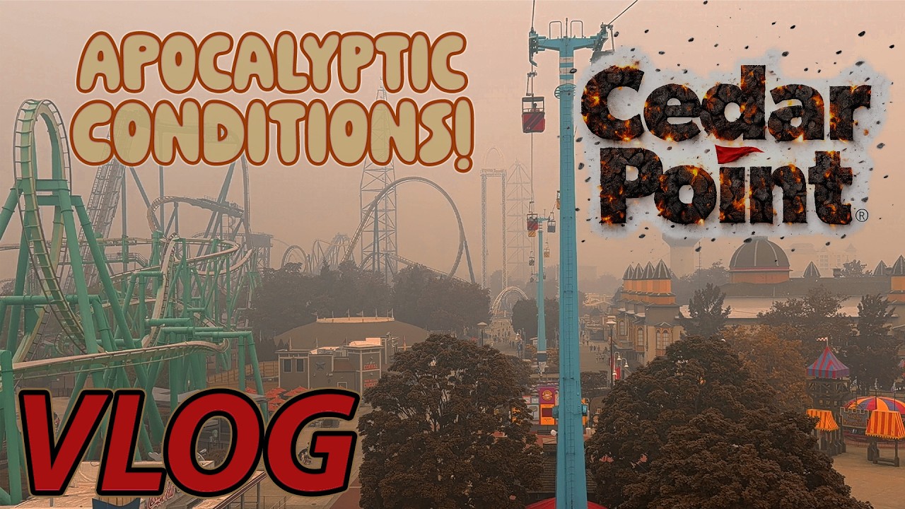 can you smoke cigarettes at cedar point Canadian wildfire is in full force to our friends up north! Look this camera at Amusement Park in Sandusky, OH. That is some thick smoke leading to very Canadian wildfire smoke settles over