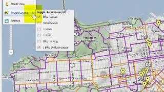 511 Bike Mapper Tutorial: Use Map Controls