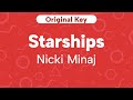 Karaoke Starships Nicki Minaj Original Key Cover With Backing Vocals